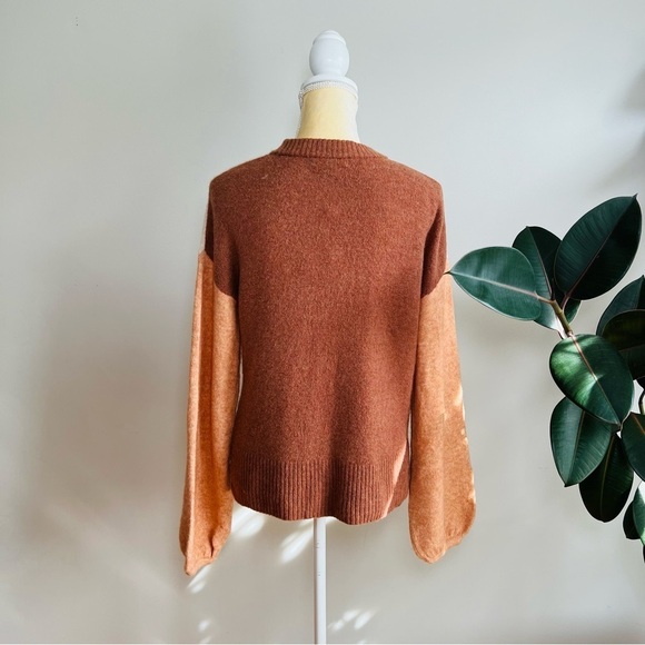 Madewell Payton Pullover Colorblock Wool Alpaca Sweater XS Coziest Yarn - Picture 7 of 10
